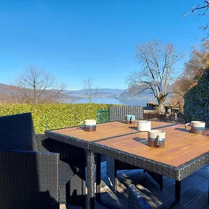 Entre Et Montagne, Chaleureuse Maison 3 Pieces Avec Tres Belle Vue D'annecy. Terrasse, Jardin, Parking, Cheminee, Barbecue …. Vakantiehuis Saint-Jorioz
